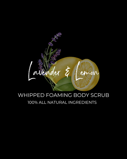 Lavender & Lemon (8oz)- Whipped Foaming Body Scrub