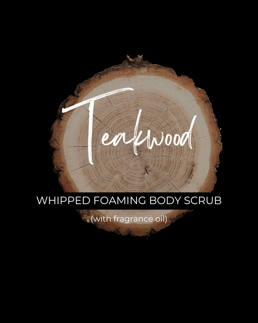 Teakwood (8oz)- Whipped Foaming Body Scrub