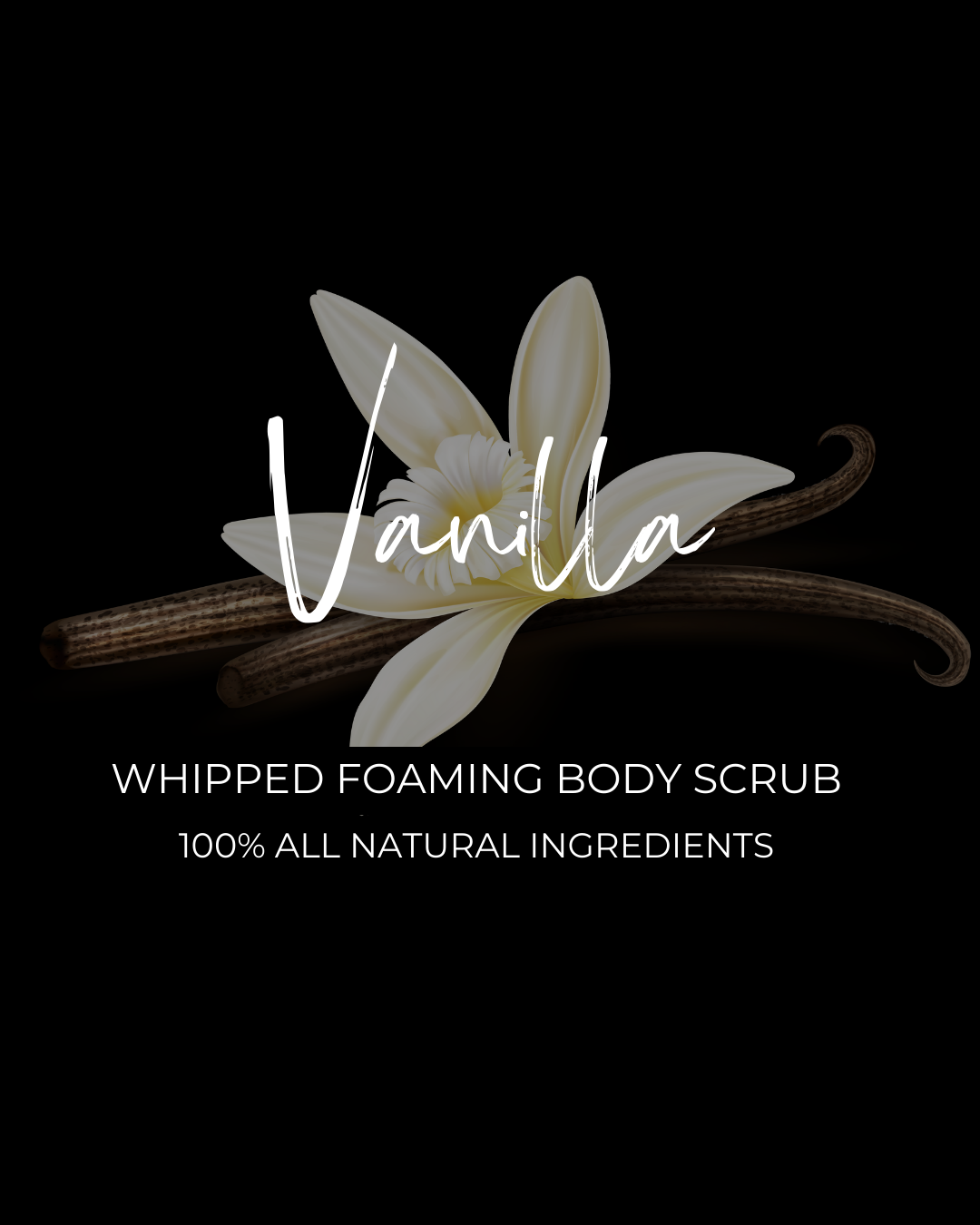 Vanilla (8oz)- Whipped Foaming Body Scrub