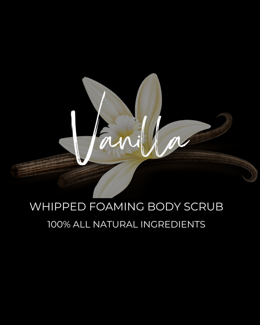 Vanilla (8oz)- Whipped Foaming Body Scrub